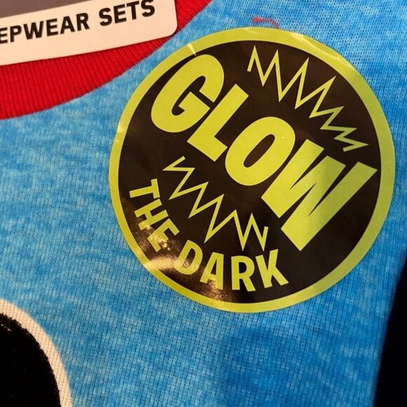 Star Wars Legos 4 pc Pajama Set Glow in the Dark Size 4 NWT - Picture 9 of 11